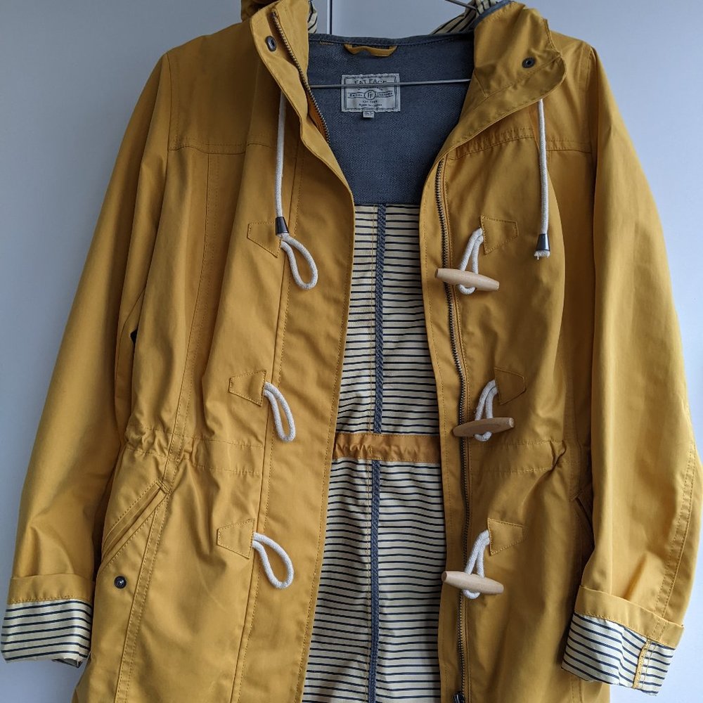 Fat Face Yellow fisherman's coat - waterproof - US 4 XS